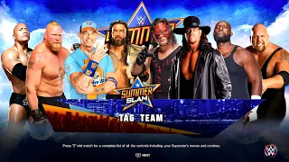 TEAM CENA vs. TEAM UNDERTAKER | Epic 4v4 Tag Team Elimination Match | WWE 2K23 | Ultra Graphics 4K