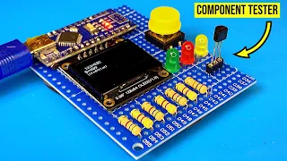 how to make electronic component tester, using Arduino nano ,dfrobot