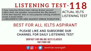 IELTS LISTENING TEST-118