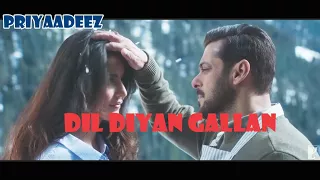 Atif Aslam| Dil Diya Gallan| Full Song| With Lyrics| Salman Khan| Katrina Kaif