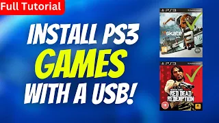 How To Install PS3 Games To Internal HDD Using A USB In 2023! [CFW/HEN]