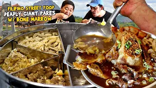 DEADLY GIANT PARES na may HIGANTENG BONE MARROW!! Filipino Street Food in Dinalupihan Bataan (HD)