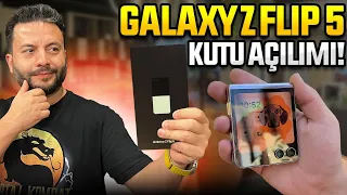 Samsung'un katlanan telefonu Flip 5 kutu açılımı!