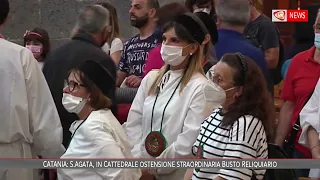 CATANIA, S.Agata, in cattedrale ostensione straordinaria busto reliquiario