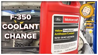 2012 Ford F-250/F-350 Super Duty 6.7 Coolant Change DIY