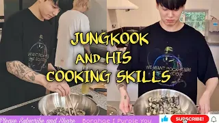 BTS JUNGKOOK SHOWING HIS COOKING SKILLS( GOLDEN MAKNAE).🤷‍♂️🤞❤