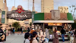 Attack on Titan at Universal Studios Japan 2022!