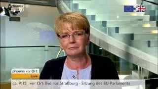 Rücktritt Nigel Farage und Brexit: Gabriele Zimmer im Tagesgespräch am 05.07.2016