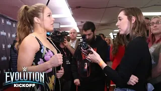 Ronda Rousey comments on the significance of WWE Evolution: WWE Evolution 2018 Kickoff