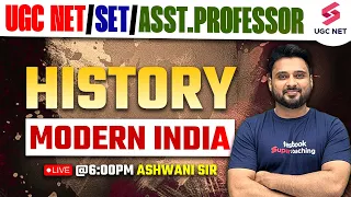 UGC NET History | JRF/SET/Asst.Professor History Modern India | UGC NET 2024 History | Ashwani Sir