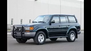 4K Review 1996 Toyota Land Cruiser 4WD FJ80 Virtual Test-Drive & Walk-around