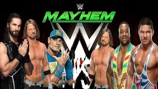 WWE : Tag Team Match | Seth Rollins John Cena Aj Styles Big E Chad Gable | WWE Mayhem