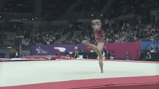 Ruby Evans-Floor-SILVER-WAG Snr AA-2024 Gymnastics British Championships