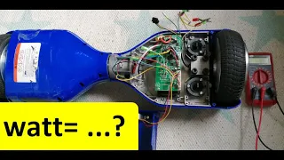 Hoverboard motor generator , How much electricity can generate ? watt ? Ampere ?