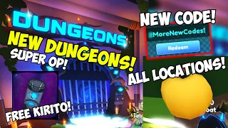 [FREE KIRITO COSMIC + NEW CODE!] All Apple Locations & NEW OP DUNGEONS! | Anime Champions Update