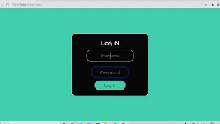 Animated Login Form Using Html And Css || Under 5 minutes