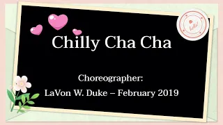 Chill cha cha - Line Dance (Beginner)  LaVon W. Duke