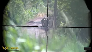 Horrifying Moments!! Ukrainian Sniper Takes Incredible Shot Executing Russian Forces