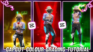 Free Fire Lobby Colour Grading Tutorial In CapCut || FF Lobby Edit Tutorial || Sagar Rana Ff