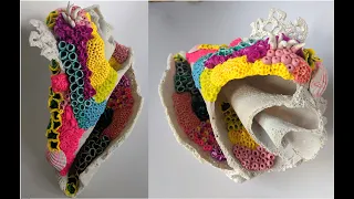 Sculpting Coral Reef on a Shell - Polymer Clay Detailed Tutorial