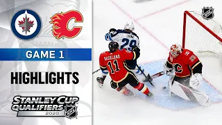 NHL Highlights | Jets @ Flames, GM1 - Aug. 1, 2020