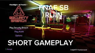 Fnaf sb ruin xbox short gameplay