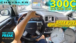 2006 Chrysler 300C 3.0 CRD V6 218 PS CITY POV DRIVE with Fuel Consumption