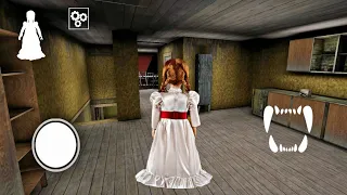 Escaping as Annabelle in Granny Chapter two | Hard Mode | Mod Menu