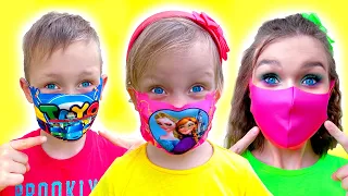 Wear your Mask Song with Alex and Nastya