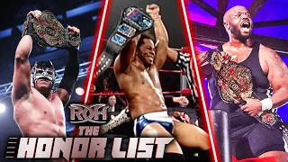 10 Greatest TV Title Wins! ROH The Honor List