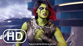 Gamora Cries Over Killing Nebula Scene 4K ULTRA HD - Guardians Of The Galaxy