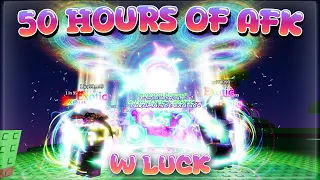 50 HOURS OF AFK AND I COOKED | SOL'S RNG