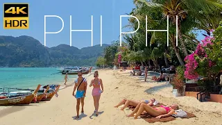 4K 🇹🇭 Walking Phi Phi Island in Krabi. Thailand 2023