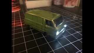 Hot Wheels : Custom Dodge A100 Van with Working Lights!