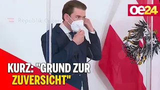 Kurz über aktuelle Corona-Lage: "Grund zur Zuversicht"