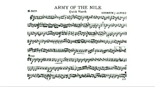 The Army Of The Nile March (Kenneth J. Alford) - B-flat Bass