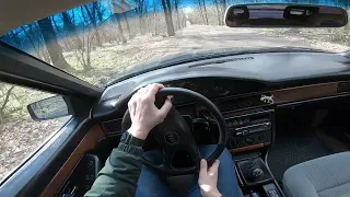 1987 Audi 100 POV TEST DRIVE | тест драйв от первого лица