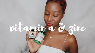 I Tried Taking Vitamin A and Zinc for 30 Days [CYSTIC + HORMONAL ACNE] | Lakisha Adams