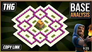 BEST DEFENCE  BASE IN TH 6//BEST WAR BASE IN TH 6//COC//SUMIT 007