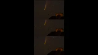 Timelapse footage captures Comet Neowise over Jiankou Great Wall