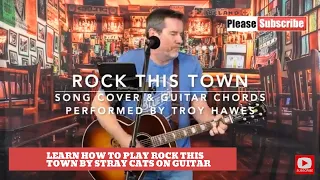 Rock This Town by Stray Cats / Song Cover with Guitar Chords (Part 2)