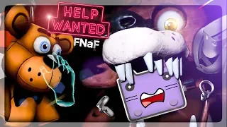 ДАЛ ЧИКЕ КЕКС В FNAF 8 VR! 4 НОЧЬ В ФНАФ 1 VR! МАРИОНЕТКА УБИВАЕТ! HELP WANTED #3