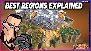 Call of dragons - season 2 belleron map explained | best starting regions