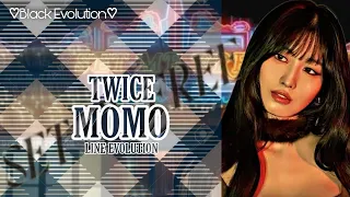 Momo (Twice) • Line Evolution (Until Set Me Free)