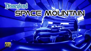 Space Mountain from Wheelchair Load On Ride Low Light Back Row 4K POV Disneyland 2022 09 08