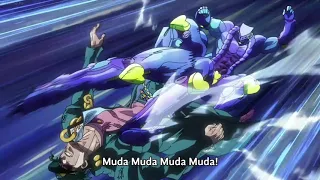 Dio's Muda kick barrage