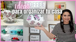 IDEAS para ORGANIZAR con solo $1 / Dollar Tree Hacks DIY / Decoración 2023