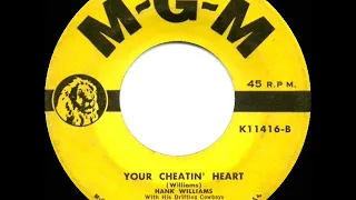 1953 Hank Williams - Your Cheatin’ Heart (#1 C&W hit for 6 wks)