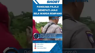 Panglima Dayak Pajaji Tiba di Batam Siap Bela Rakyat Rempang, Ribuan Personel TNI Juga Mendarat