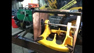 💥JCB 3CX-ремонт задней каретки🚜Восстановление и проточка "ушей" Расточно-наплавочным комплексом👍